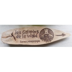 Enseigne sur bois massif